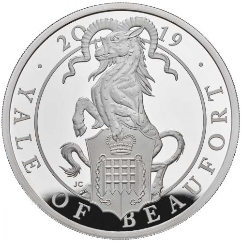 The Queens Beast The Yale of Beaufort 1 Oz Ag Proof