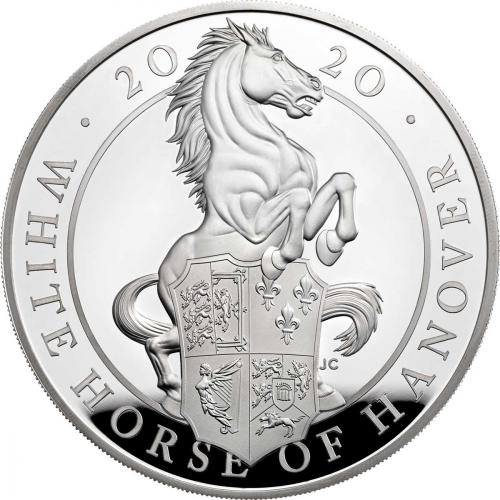Støíbrná mince The White Horse of Hanover 1OZ proof