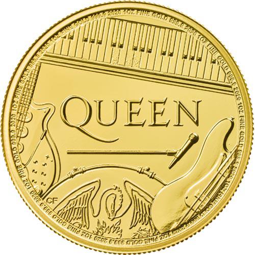 QUEEN Music Legends 1 Oz Gold Coin BU United Kingdom 2020