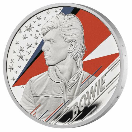 David Bowie  Music Legends 1 OZ silver  Coin Proof