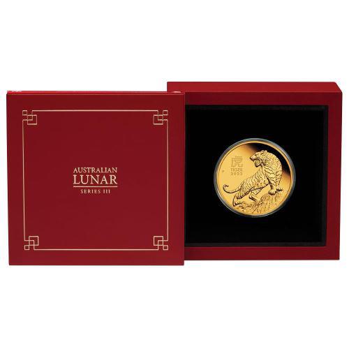 Year of the Tiger Australian Lunar series 1/4 Oz gold proof 