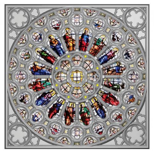Westminster Abbey North Rose Window 150 gram Ag 