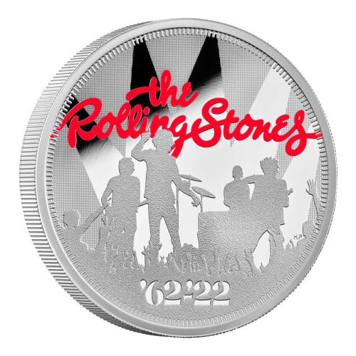 The Rolling Stones 2 OZ Ag Proof 