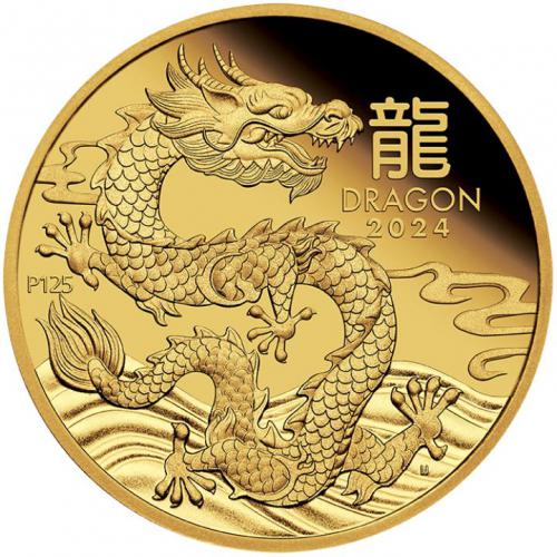 Year of the Dragon 2024 - 1/4 OZ Au Proof