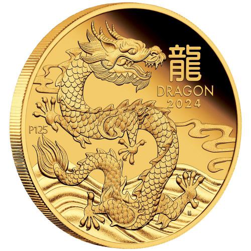 Year of the Dragon 2024 - 1 OZ Au proof