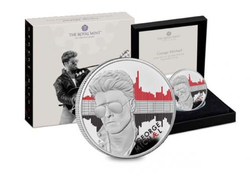 George Michael  Music Legends 1 Oz Ag  Coin Proof 