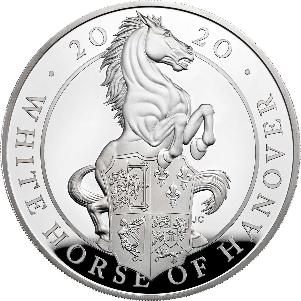 Støíbrná mince The White Horse of Hanover 1OZ proof - zvìtšit obrázek