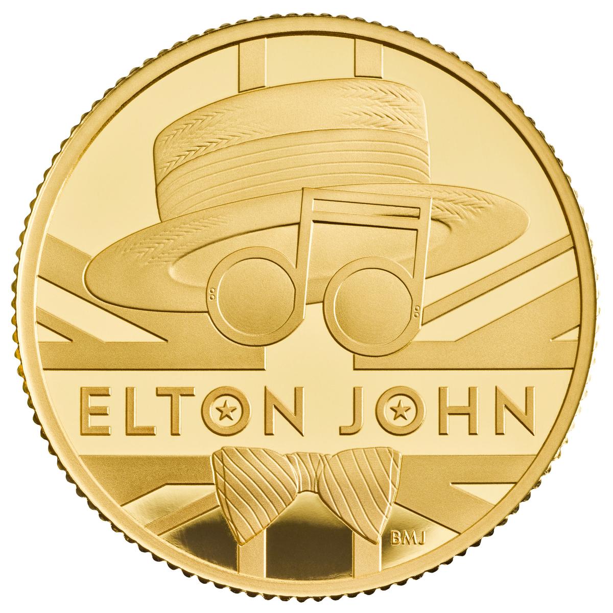 Elton John 2020 UK One Ounce Gold Proof Coin  - zvìtšit obrázek