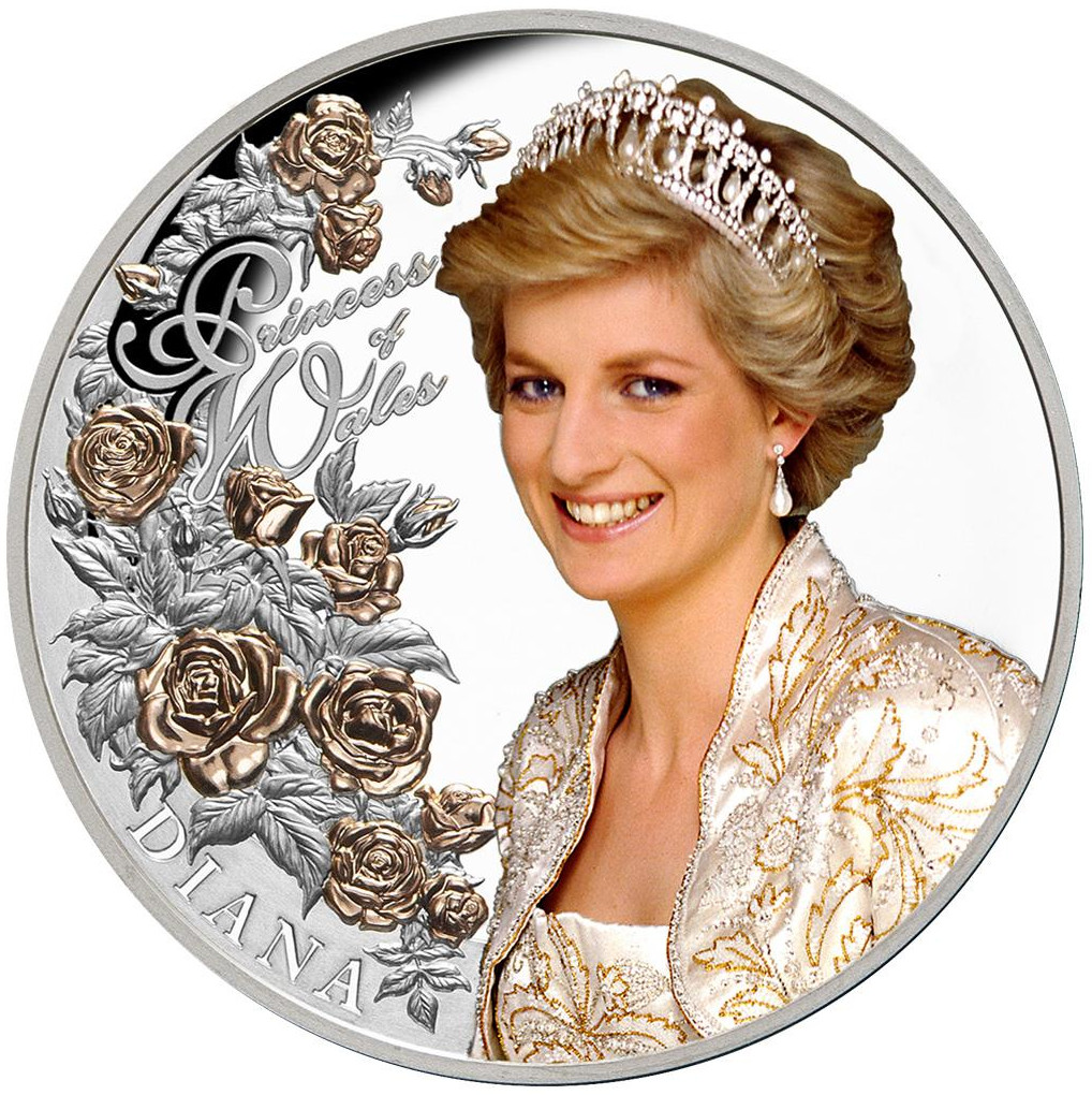 DIANA Princess Of Wales 1 Oz støíbrná mince 2021 - zvìtšit obrázek