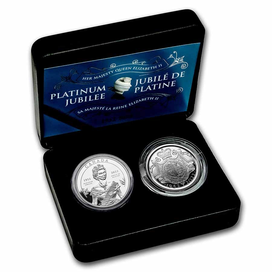 The Royal Canadian Mint - Platinum Jubilee celebration set  - zvìtšit obrázek