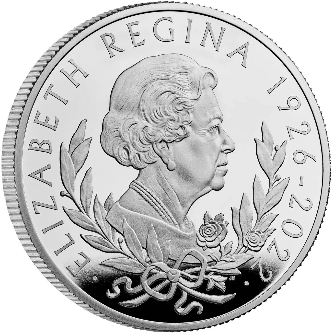 Její Velièenstvo královná Alžbìta II 2022 britská støíbrná mince 1OZ  - zvìtšit obrázek